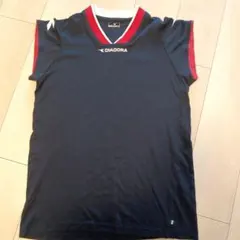 DIADORA サッカーシャツ ノースリーブ ネイビーМ　Ｃ94番のサムネイル