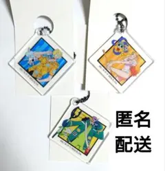 DAISO ワンピース アクリルキーホルダー サンジ ナミ ウソップ