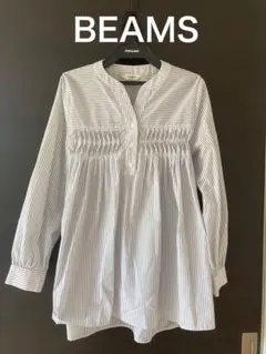 BEAMS heart ストライプ　シャツ