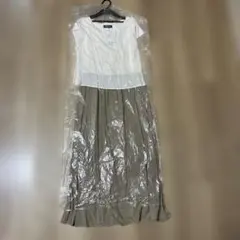 ANGELIEBE ノースリーブ マキシ丈ワンピース M~Lのサムネイル