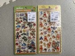 ボンボンドロップシール　ズートピア　くまのプーさん　2枚セット