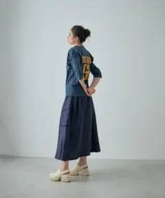 ROSE BUD タックボリュームカーゴスカートのサムネイル