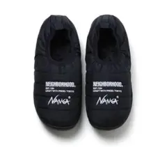早い者勝ち　NEIGHBORHOOD ネイバーフッド スリッパ BLACK NEIGHBORHOOD（ネイバーフッド） 23SS NH X ISLAND SLIPPER.LEATHER