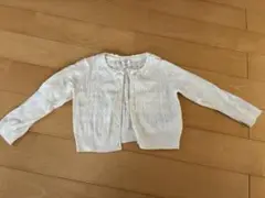 GAP ホワイト カーディガン 2years