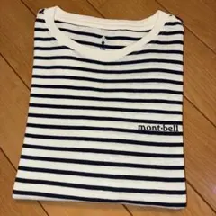 mont-bell キッズ 長袖カットソー ボーダー 130cm