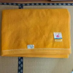 昭和レトロ　アクリル毛布　オレンジ　145×200cm カネボウ