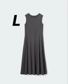 UNIQLO ウルトラストレッチエアリズムワンピース　グレー　L