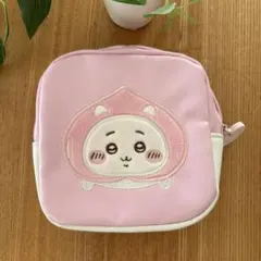 ちいかわ スクエアポーチ ピーチ ちいかわグッズ