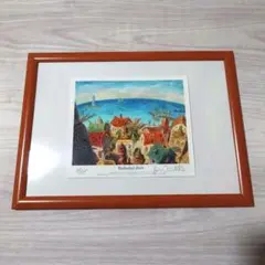 ロイヤルコペンハーゲン 陶板画 リスベート・ツヴェルガー 「ノアの箱