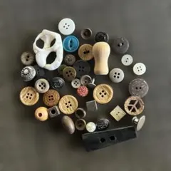 ボタンセット 多様な素材とデザイン