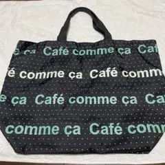 Café comme ça エコバッグ 水玉模様
