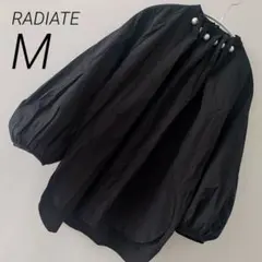 RADIATE ラディエイト パール ブラウス ブラック M