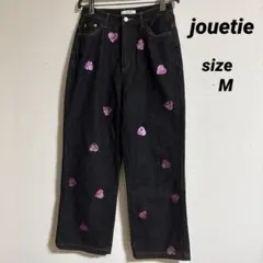 jouetie ブラック ハートスパンコール デニムのサムネイル