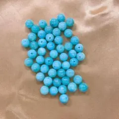 天然石　粒売り　高品質　アマゾナイト　6mm　50粒