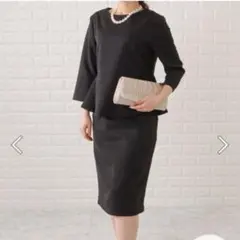 ペプラムセットアップ　ブラックM