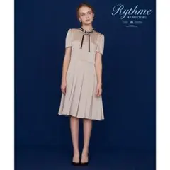 値下げ　ボウタイワンピース