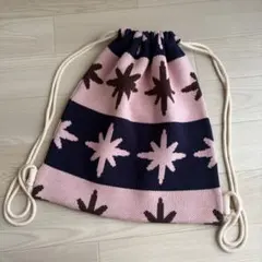 txt KNIT GYM SACK ISTKUNST バッグ ナップザック - メルカリ