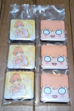 ラブライブ 蓮ノ空 セガ ラッキーくじ E賞 スクエア缶バッジ 日野下花帆 3個