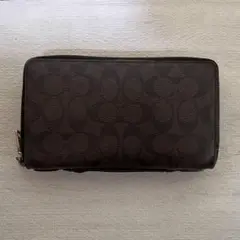 ■ COACH コーチ オーガナイザー 財布 トラベル ダブルジップ