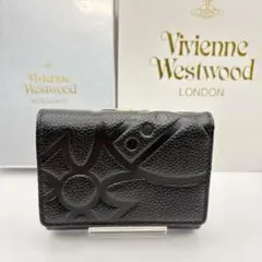 新品Vivienne Westwood 三つ折財布 ブラック 913VW111