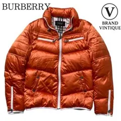 【極美品】 バーバリーブラックレーベル ダウンジャケット ノバチェック 2way