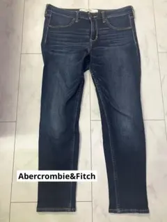 Abercrombie & FitchダメージデニムパンツストレーW24/L33 - メルカリ