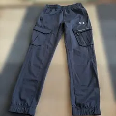 UNDER ARMOUR キッズ カーゴパンツ ブラックのサムネイル