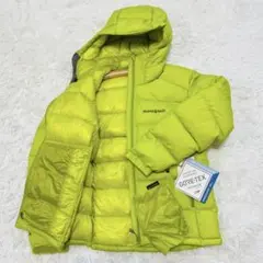 モンベル パーマフロストライトダウンパーカ イエロー S　タグ付き ゴアテックス