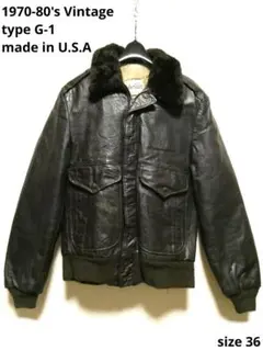 実物 G-1 フライトジャケット GREGORY SPORTSWEAR 36 実物 G-1 フライトジャケット GREGORY SPORTSWEAR 36 2025年最新