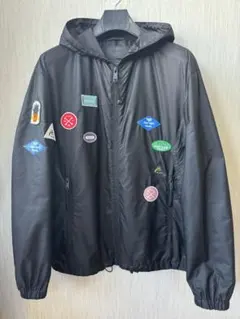 【未使用級✨】PRADA ナイロン　シャツジャケット　ラバーロゴ　ジップアップ Prada - Re-Nylon ジップアップ シャツジャケット | HBX