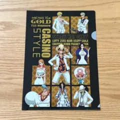 ONE PIECE FILM GOLD クリアファイル