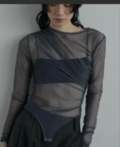 anuke Tulle Gather Bodysuitのサムネイル