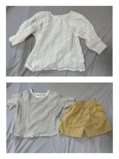 110cm ブラウス Tシャツ パンツ テータテート バースデイ ジーユーのサムネイル