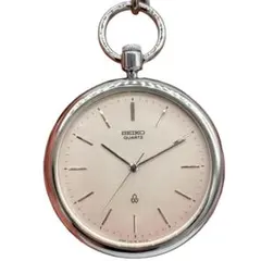 電池交換済】SEIKO セイコー 7121-0010 懐中時計 チェーン付 - メルカリ
