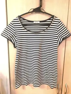 『Rope Picnic』 紺×白ボーダーTシャツ　38サイズ