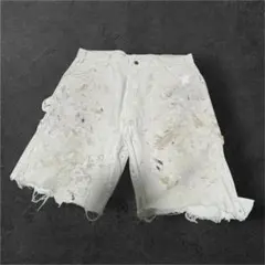 90s Dickies ペインターショーツ USA製 ペンキ ペイント 白 - メルカリ