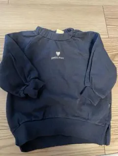 petit main ネイビー トレーナー　90cm