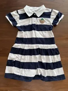 美品　プティマイン　半袖ワンピース 120cm