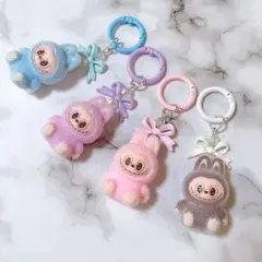 ❤︎まとめ買い歓迎❤︎ ホワイト ラブブぬいぐるみキーホルダー 新品未使用 数量限定