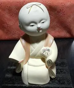 デコトラ 博多人形 童もの 古型博多人形の土鈴 鯰乗り童子 象
