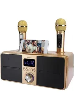 カラオケマイク カラオケセット Bluetooth 家庭用 ワイヤレス 小型