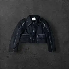 Archive Wool Jacket ブラック クロップドジャケット F