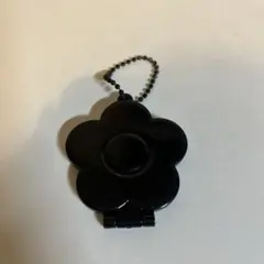 MARY QUANT ブラックミラー付きキーホルダー