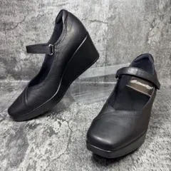 【試着程度】ビューフォート パンプス ストラップ ウェッジソール 22cm