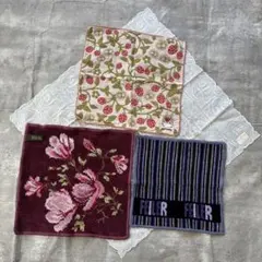 FEILER 花柄タオルハンカチ La Belle Saison コットン刺繍