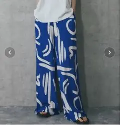 ANOTHER S サラサラワイドパンツ FREE