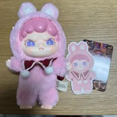 DORA×TNT SPACE ぬいぐるみ キーホルダー ピンク　ドラ