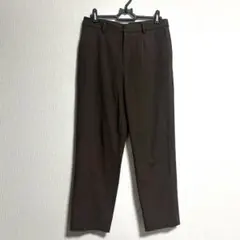 ユニクロ スマートアンクルパンツ ブラウン Lサイズ　レディース