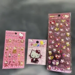 HELLO KITTY デコラメシール 3枚セット