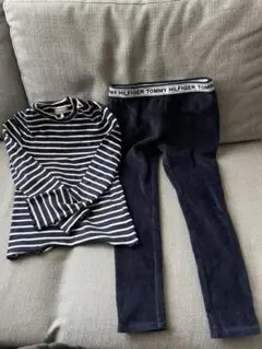 トミーヒルフィガー　レギンスと長袖Tシャツ
